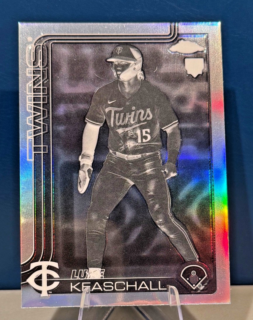 2025 Topps Chrome Update Series - LUKE KEASCHALL #USC106 Negative Refractor (RC)