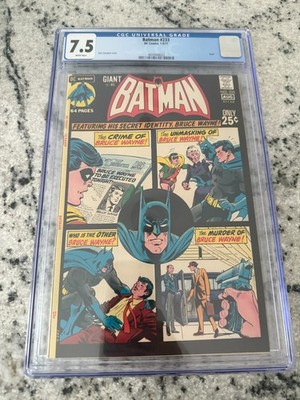 Batman # 233 CGC Graded 7.5 DC Comic Book Robin G-85 Giant Gotham