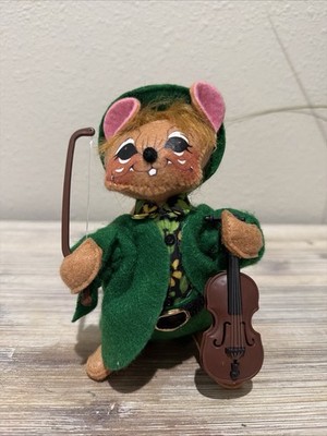 Annalee 6in Lucky Irish Boy Mouse Violin Fiddle 2017