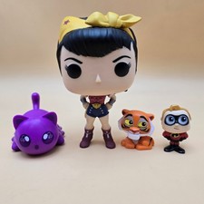 Funko Pop Wonder Woman Rosie Riveter Disney Doorables Rajah Dash Aphmau Cat Set