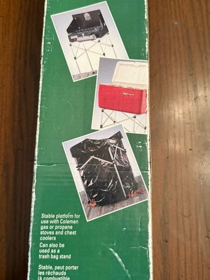Vintage Coleman 596-700T Multi-Use Aluminum Folding High Stand