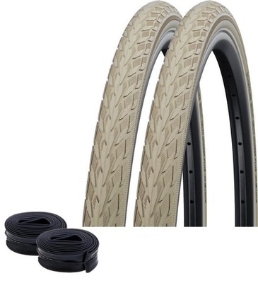 Schwalbe Delta Cruiser Plus 28'' Fahrradreifen Fahrradmantel Reflex Creme 40-635 