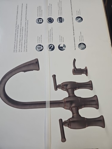KOHLER Oresund R28705-SD-2BZ Brücke 2-Griff herunterziehbare Küchenarmatur in Bronze - Bild 1 von 1