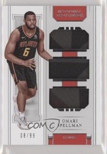 2018 Panini National Treasures Rookie Triple Materials 8/99 Omari Spellman 6fs