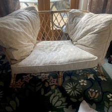 Original 60s Solid Bamboo Sofa Settee Frame Vintage Mid Century