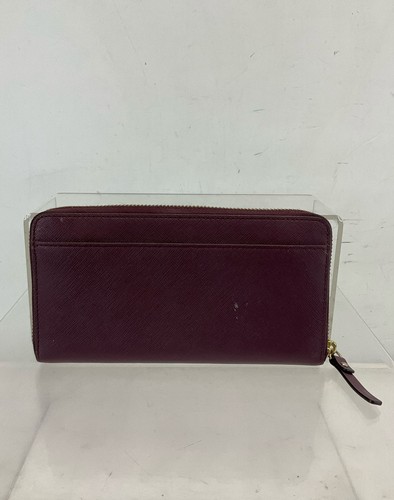 Kate Spade Purple Saffiano Leather Zip Clutch Wallet - Picture 2 of 9