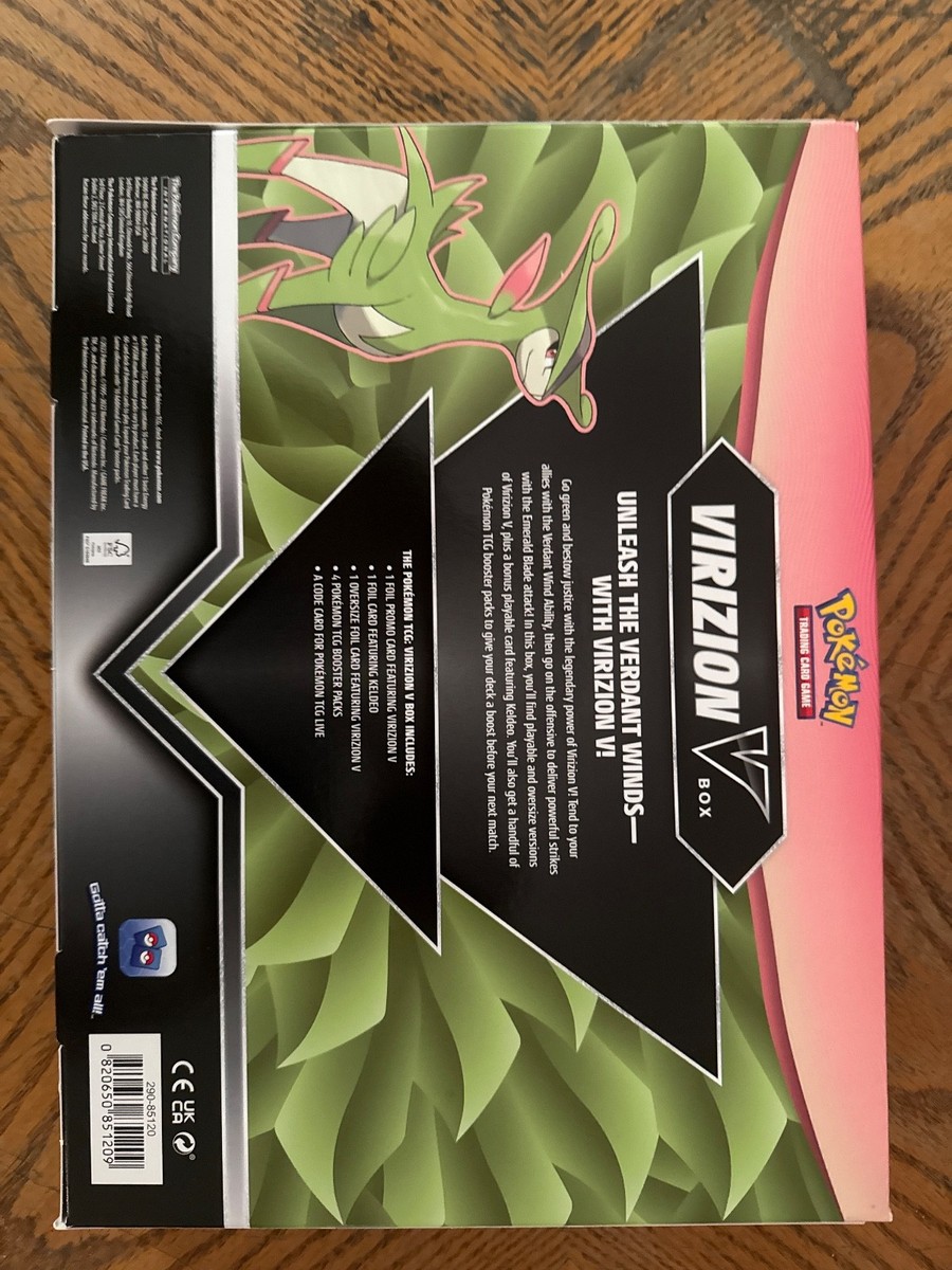pokemon trading card game virizion v box Pokemon TCG Virizion V Box main image 1