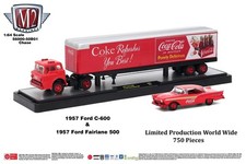M2 Machines Coca-Cola 1957 Ford C-600 & 1957 Ford Fairlane 500 CHASE 1 of 750
