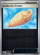 Jumbo Ice Cream 091/094 Uncommon Phantasmal Flames Pokemon Reverse Holo NM