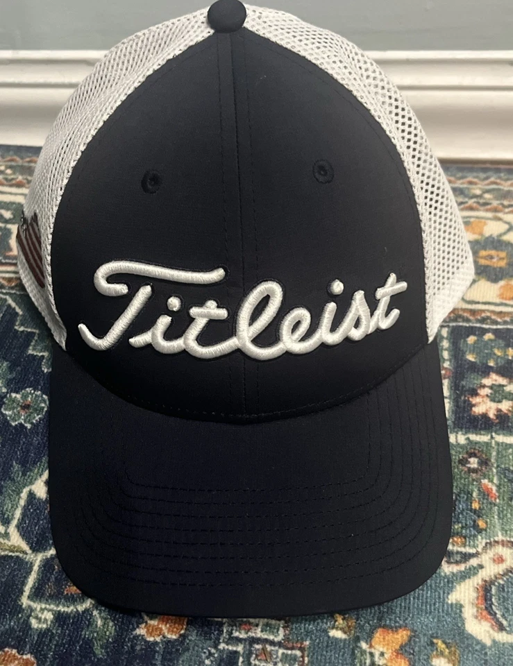 Gorra de Golf Titleist Ajustable Roja Blanca Azul KY State Malla Camionero Snapback  Foto 2 de 4