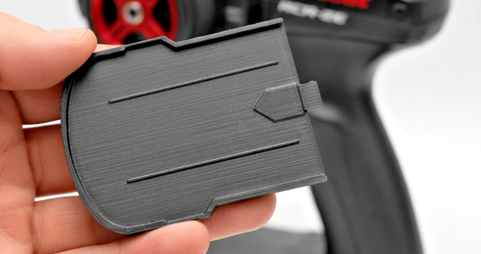 Akkudeckel für Reely GT2 Evo Sender - Schwarz - 2er Pack - Bild 2 von 4