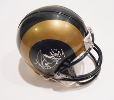 Chris Long Signed Mini Helmet w/COA St. Louis Rams Football