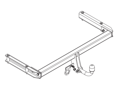 Attelage Rigide RIDIGO Pour Audi A6 Allroad C6 4F (2006-2011) - Kit électrique 7 Broches Inclus