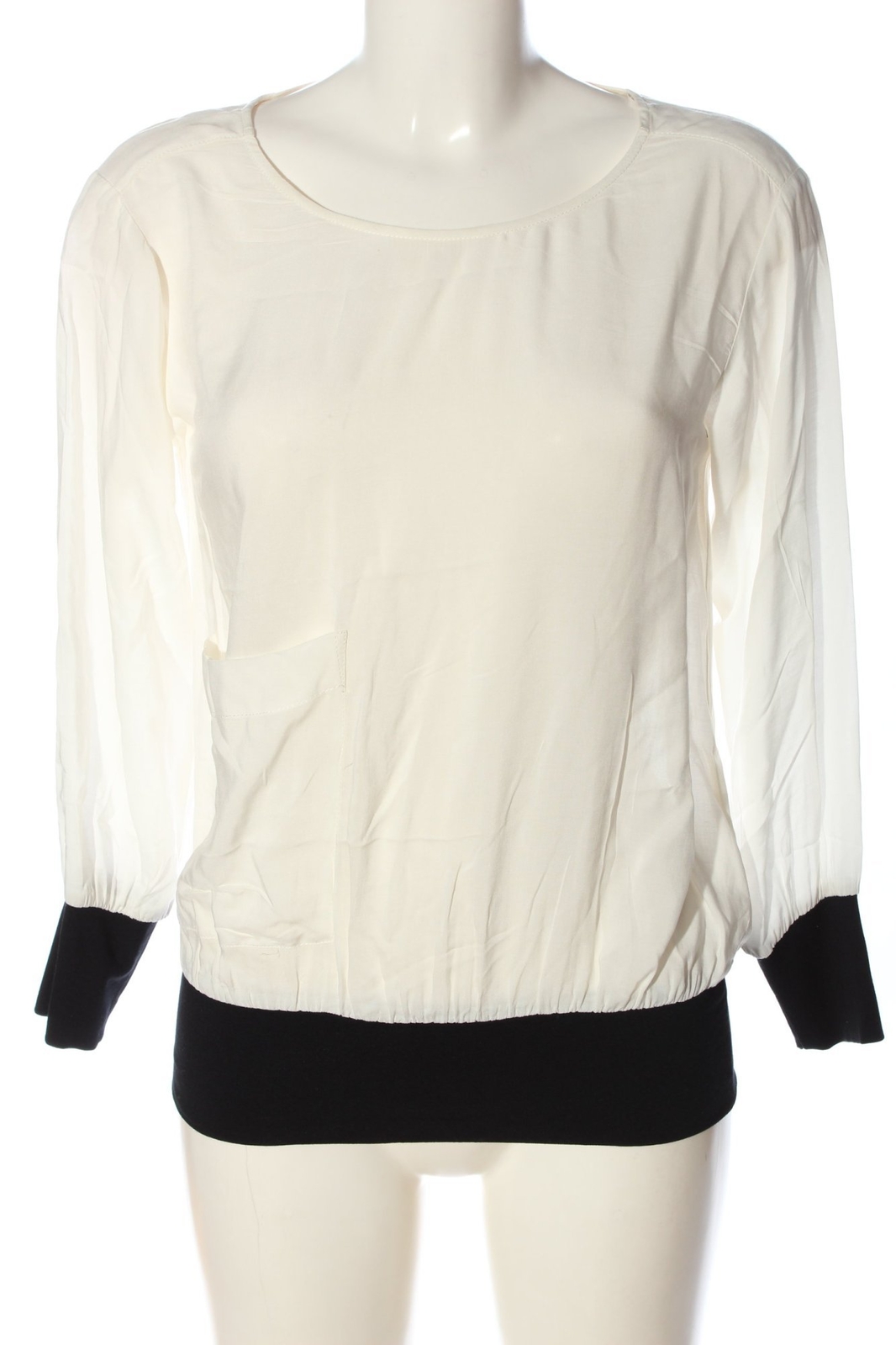 Blouse Zara Basic Oversized Bleu Azur - Taille EU 34, Col Nœud, élégant