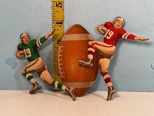 Vintage Cardboard Football Player Cutouts
