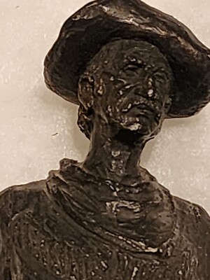 Michael Garman Bronze Sculpture Signed Cowboy Art Western Hands On