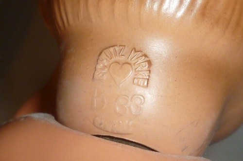 Old Bruno Schmidt Doll 33cm Boy Doll Poupee Dolls Trademark Heart Bube - Picture 17 of 22