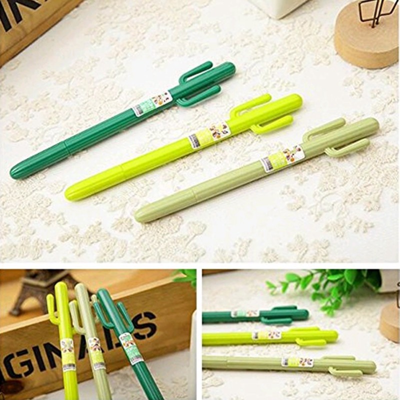3X(Plastique Nouveaute Cactus fin Stylo a bille encre noire, noire, encre Un paquet de 2 B9D6 cc2843 3X(Plastique Nouveaute Cactus fin Stylo a bille encre noire, noire, encre Un paquet de 2 B9D6 cc2843