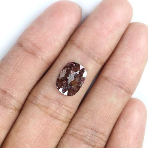 1.83 CT Natural Loose Oval Cut Diamond 11.45 MM Brown Color Oval Diamond LQ3157 - Picture 3 of 8