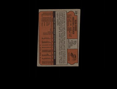 1972 Topps 339 Ron Cook VG #D1,328629 | eBay