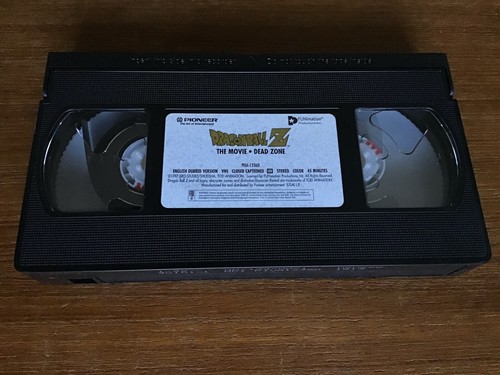 Dragon Ball Z The Movie Dead Zone VHS Tape English Dubbed Version Tested! - Picture 5 of 5