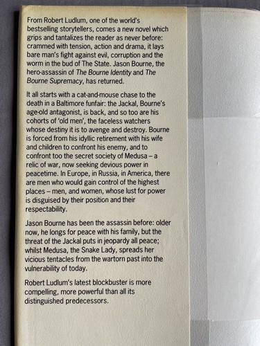 Robert Ludlum - The Bourne Ultimatum. Grafton, 1990, UK 1st edition DJ. - Picture 5 of 11