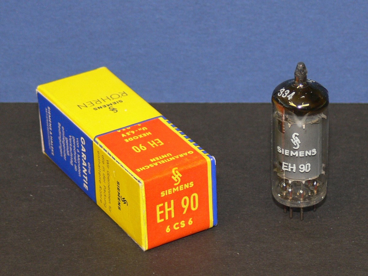 Siemens Eh90 Röhre Heptode Vacuum Tube / Electron Tube in