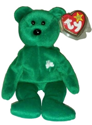 Ty Beanie Baby - ERIN the Irish Bear (8.5 Inch) MWMTs Plush Stuffed Animal Toy