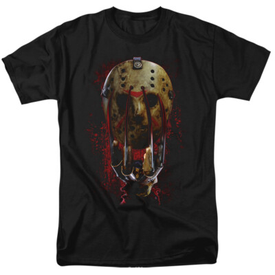 Freddy VS Jason Mask and Claws Licensed T-Shirt