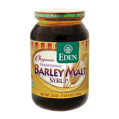 Organic Traditional Barley Malt Syrup, Whole Grain Liquid Sweetener, 74.5% Malto