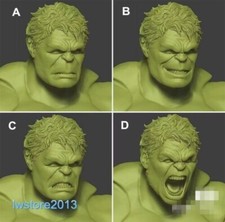 1:6 1:12 1:18 Hulk Giant Man Head Sculpt For 12" 6" 3.75" Male Figure Body Toys