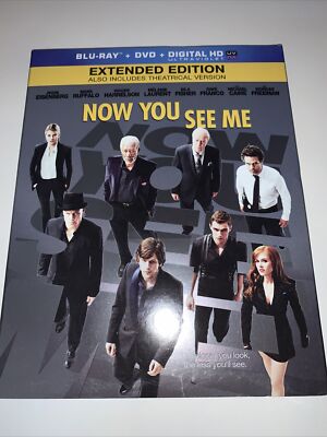 Now You See Me (Blu-ray/DVD 2-Disc Set/Includes Digital Copy) BRAND NEW