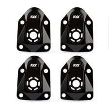 KYX 4PCS Front and Rear Axle Portal Cover for Axial UTB18 1/18 Capra Black Red