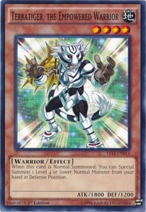 Terratiger the Empowered Warrior - YS14-EN014 - Common - 1st Edition x3 - Lightl