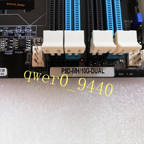 1PC Used Asus P9D-MH/10G-DUAL 1150 C224 Dual 10 Gigabit Board Supports E3-1231V3 - Picture 2 of 4