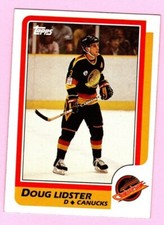 1986-87 Topps Doug Lidster #32 Vancouver Canucks