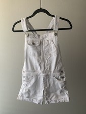 Lucky Brand Girls White Overalls Short Size 16