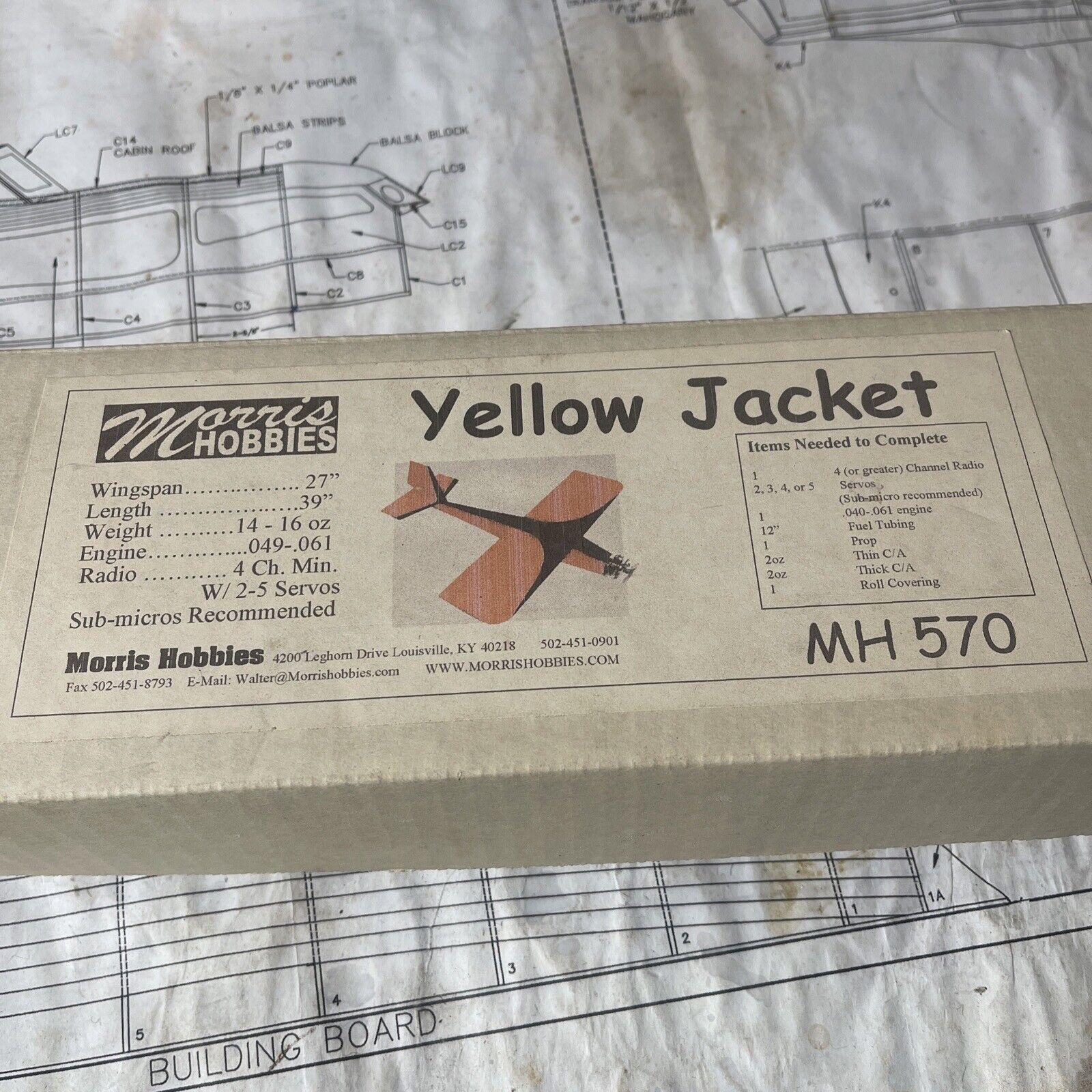 Morris Hobbies Yellow Jacket
