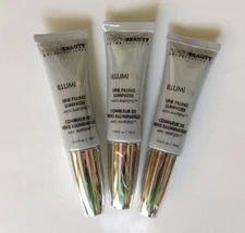 3 FusionBeauty Illumifill Line Filling Luminizer w/Amplifat 0.34 oz. Mini Sealed