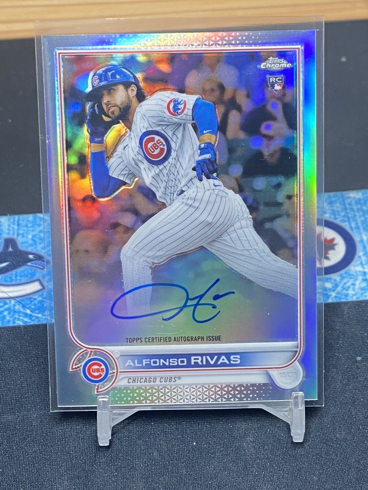 2022 Topps Chrome Alfonso Rivas Rookie Auto Autograph Refractor /499