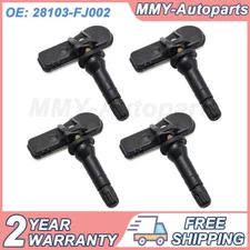 4Pcs TPMS Tire Pressure Sensor 28103-FJ002 for Subaru Legacy Tribeca WRX WRX XV