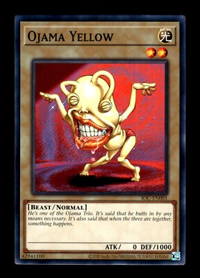 YuGiOh IOC-EN001 C Ojama Yellow Invasion of Chaos | eBay