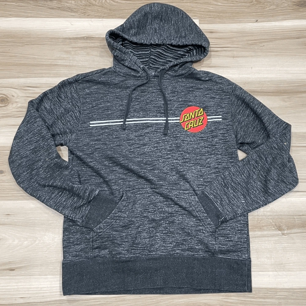 Grey santa cruz hoodie hot sale