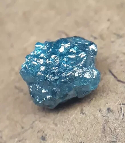 0.60 Ct Natural Blue Color Rough Raw Diamond, Loose Diamond For Wedding Jewelry