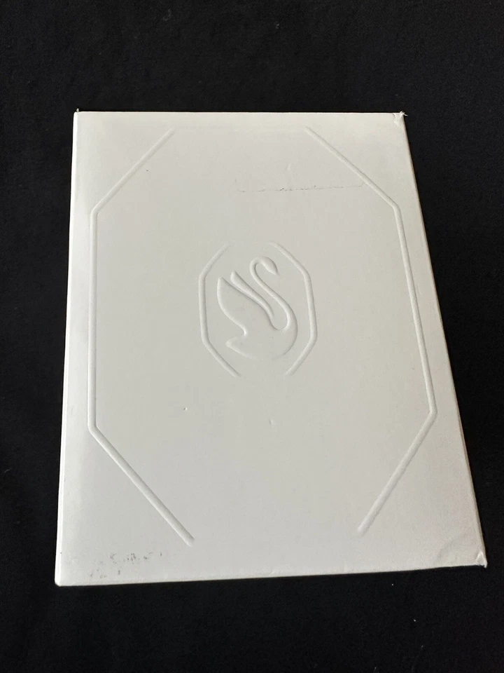 с ярлыками Swarovski Mesmera белый родия покрытием коктейльное кольцо размер 58 бренд G2U - Изображение 4 из 4