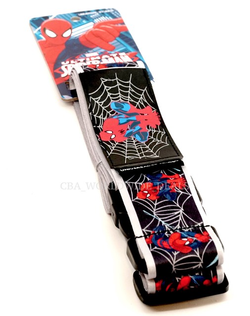 NEW Universal Studios Marvel Ultimate Spider-Man 80" ID Luggage Strap NEW Universal Studios Marvel Ultimate Spider-Man 80" ID Luggage Strap