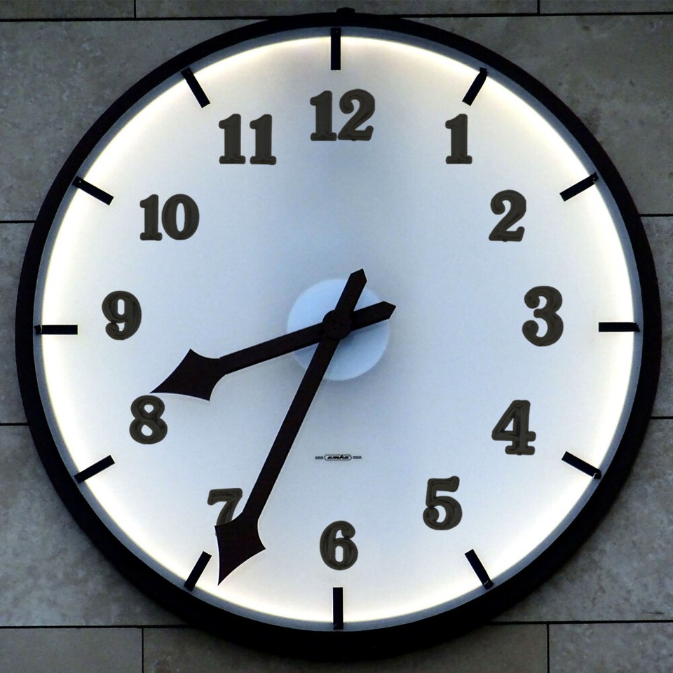 6pcs Clock Arabic Number Clock Roman Numerals Kit Digital Clock Diy Kit