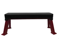 PowerFit Red Pro Grade Flat Workout Bench