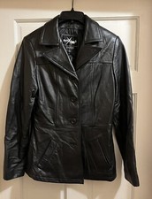 Maxima Women’s Leather Wilson’s Black Leather Jacket Size Small