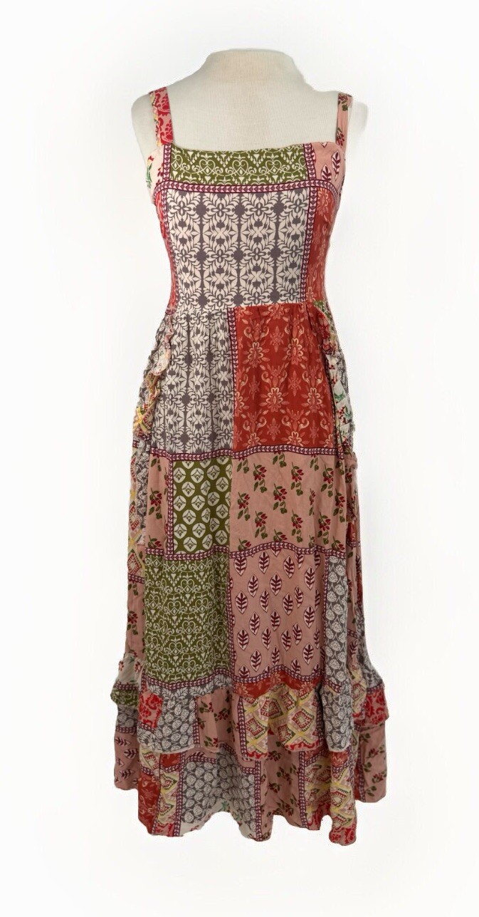 Abel The Label Gypsiana Patchwork Sleeveless Maxi… - image 1
